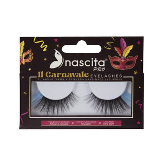 Nascita Colorful False Eyelashes - Carnavale Renkli Takma Kirpik 129, Handmade, Dual-Colored for Dramatic Eye Makeup Nascita Carnivale Colorful False Eyelashes - Dramatic Eye Makeup Colorful false eyelashes, Carnival makeup, Handmade eyelashes, Dual-colored lashes, Theatrical cosmetics, Festival makeup, Dramatic eye makeup, Unique beauty products, Cosmetic accessories, Eye makeup enhancers, Makeup for special occasions