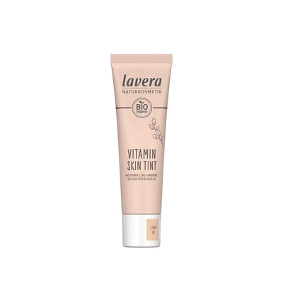 Lavera Vitamin Skin Tint Light 01: Natural Light Coverage, Even Skin Tone & Vitamin Enriched - Perfect for Fair Complexi