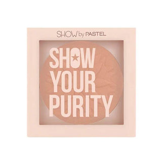 Show By Pastel Purity No.103 Cosmetic Powder - Vegan, Cruelty-Free, 9.3g Vegan Cosmetic Powder for Flawless Finish | Show By Pastel cosmetic powder, vegan cosmetics, cruelty-free makeup, gluten-free beauty products, dermatologically tested cosmetics, silky texture, creamy formula, absorbent agents, matte finish, four shades, halal cosmetics, sensitive skin friendly, natural look, flawless makeup, makeup essentials, beauty products for sensitive skin
