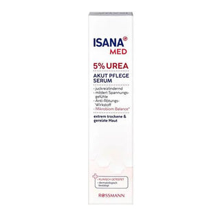 Isana Med: 5% Urea Serum for Intense Hydration - Vegan Face & Body Moisturizer for Dry, Sensitive Skin - Non-Greasy, 100ml Isana Med Urea Serum: Vegan Dry Skin Face & Body Hydration urea serum, dry skin serum, vegan face serum, body moisturizer, non-greasy serum, Isana Med serum, urea skincare, shea butter serum, facial serum, body serum, dry skin, sensitive skin, vegan skincare, cruelty-free, moisturizer, hydrating serum, intense hydration, skin repair, non-greasy moisturizer, face and body moisturizer, 5%