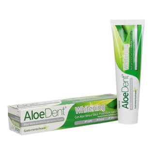 Optima Whitening Toothpaste with Aloe Vera - 100ml - Enhances Smile Appearance & Soothes Gums Optima Whitening Toothpaste with Aloe Vera - 100ml Whitening toothpaste, Aloe vera toothpaste, Optima AloeDent, Teeth whitening products, Oral hygiene products, Whitening oral care, Aloe vera oral care, Smile enhancement, Gum soothing toothpaste, Daily oral hygiene, Toothpaste with aloe vera, Natural toothpaste, Optima oral care, Beyazlaştırıcı toothpaste
