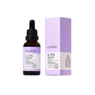 Coskim 0.5% Retinol Serum 30ml - Anti-Aging Skincare, Vegan & Chemical-Free Coskim 0.5% Retinol Serum - Anti-Aging & Vegan Skincare Retinol Serum, Anti-aging skincare, Vegan skincare, Chemical-free skincare, Fine lines and wrinkles reduction, Skincare for sensitive skin, Cruelty-free products, Plant-based skincare, Nightly skincare routine, Youthful skin, Skincare essentials