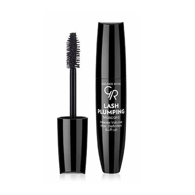 Golden Rose Lash Plumping Mascara: Volumizing Fiber Brush for Dramatic, Clump-Free Lashes - Long Lasting Definition