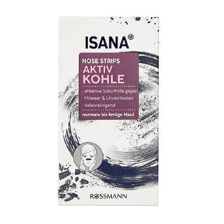 Isana Activated Charcoal Pore Cleansing Nose Strips - Blackhead Remover, Deep Pore Cleanser with Salicylic Acid, Vegan & Recyclable Isana Nose Strips: Blackhead Removal & Pore Cleansing nose strips, pore cleansing strips, blackhead removal, activated charcoal nose strips, salicylic acid nose strips, vegan nose strips, pore strips for blackheads, Isana nose strips, blackhead remover, pore strips, blackhead strips, charcoal nose strips, salicylic acid strips, vegan skincare, cruelty-free skincare, oily skin, 