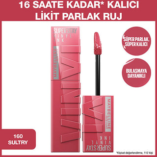 maybelline super stay vinyl ink lipstick 160 sultry, maybelline liquid lipstick with high shine, long lasting maybelline lipstick for professionals Maybelline New York Super Stay Vinyl Ink Liquid Lipstick - Long Lasting Glossy Finish for Young Adults & Professionals | 0.17 fl. oz. Maybelline Super Stay Lipstick - Long Lasting & Glossy maybelline, liquid-lipstick, long-lasting, glossy-finish, makeup, lip-color, beauty-products, cosmetics, ai-generated, young-adults