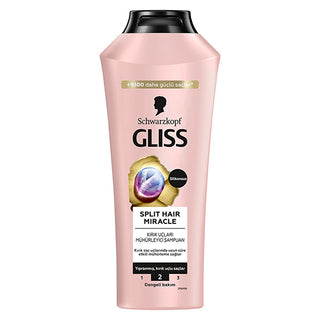 Gliss Split Hair Miracle Repairing Shampoo for Damaged Hair - Silicone-Free, Nourishing, and Split End Repair - 13.53 fl oz Gliss Split Hair Miracle Shampoo - Repair & Nourish Damaged Hair repairing shampoo, split end repair, silicone-free shampoo, damaged hair care, hair nourishment shampoo, hair care, hair repair, nourishing shampoo, split end solution, healthy hair, hair growth, Gliss, hair products