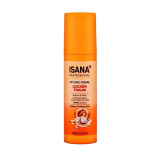 Isana Professional Curl Defining Cream - Anti Frizz, Pro-Vitamin B5, Rock Crystal Extract - Enhance & Define Natural Curls, Wavy Hair Styling Cream Isana Curl Defining Cream: Frizz Control & Defined Curls curl defining cream, hair styling cream for curls, anti frizz curl cream, curly hair product, wavy hair styling cream, Isana Professional curl cream, hair cream with pro-vitamin B5, rock crystal hair extract, curl cream, wavy hair cream, frizz control, hair styling, hair care, curl definition, pro-vitamin 