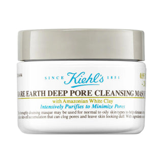 Kiehl's Mini Rare Earth Clay Face Mask: Deep Pore Cleansing, Blackhead Removal & Oil Control - Minimize Pores & Detoxify Skin Kiehl's Clay Mask: Pore Minimizing & Blackhead Removal clay face mask, pore minimizing mask, blackhead removal mask, oily skin mask, deep pore cleansing mask, amazonian white clay mask, natural face mask, skin detoxifying mask, best face mask for pores, oil control face mask, face mask, pore minimizer, blackhead remover, oily skin treatment, acne treatment, skin detox, natural skinca