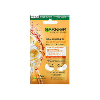 Garnier SkinActive Eye Mask: Reduce Under Eye Bags & Dark Circles with Hydrating Hyaluronic Acid & Brightening Orange Juice - Refresh & Revitalize Garnier Eye Mask: Reduce Dark Circles & Bags - Hydrate & Brighten eye mask, under eye bags treatment, dark circles treatment, hydrating eye mask, brightening eye mask, Garnier eye mask, hyaluronic acid eye mask, orange juice eye mask, eye mask for puffiness, Garnier, SkinActive, hyaluronic acid, orange juice, eye care, skincare, beauty, puffiness, dark circles, h