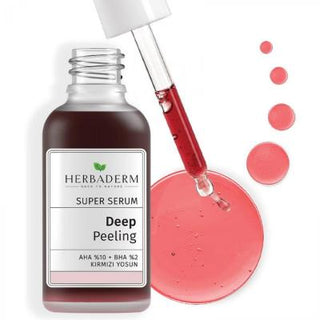 herbaderm-super-serum-red-peeling-30ml, herbaderm-peeling-exfoliant-texture, herbaderm-product-benefits Herbaderm Super Serum - Red Peeling Exfoliant | 30ml Herbaderm Super Serum | Red Peeling Exfoliant 30ml herbaderm, facial-peeling, exfoliant, skin-care, acne-treatment, blackhead-removal, red-algae, glowing-skin, ai-generated, nighttime-routine