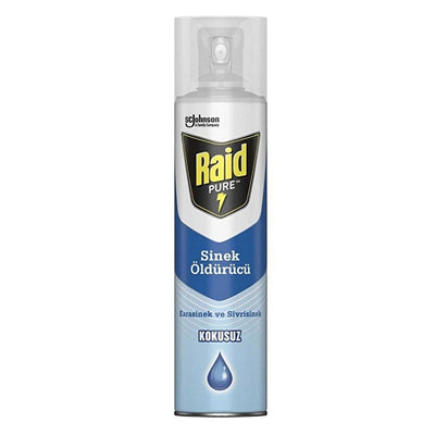 Raid Pure Fly Killer Spray - Odorless Insecticide for Indoor Fly Control, 300ml