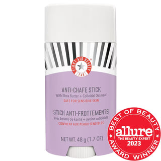 Anti-Chafe Stick with Shea Butter + Colloidal Oatmeal - Soothe & Prevent Chafing for Sensitive Skin, Vegan & Cruelty-Free Anti-Chafe Stick for Sensitive Skin | Shea Butter & Colloidal Oatmeal anti-chafe stick, chafing relief, shea butter, colloidal oatmeal, sensitive skin, fragrance-free, vegan skincare, gluten-free, cruelty-free, recyclable packaging, body care, skin protection, runners, athletes, sports, fitness, comfort, protection