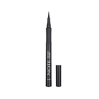 Note Liquid Eyeliner: Precision Black Felt Tip - Smudge Proof, Long Lasting, Intense Color for Sensitive Eyes Note Liquid Eyeliner: Long Lasting & Smudge Proof liquid eyeliner, felt tip eyeliner, precision eyeliner, long lasting eyeliner, smudge proof eyeliner, eyeliner for sensitive eyes, black liquid eyeliner, matte eyeliner, Note liquid eyeliner, intense black eyeliner, eyeliner, eye makeup, cosmetic, beauty, felt-tip applicator, precise lines, defined eyes, dramatic look, smudge-resistant, long-wearing,
