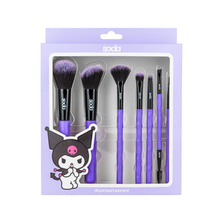 Soda Hello Kitty Big Softie Makeup Brush Set - Soft Bristles, Multiple Brushes for Various Makeup Applications Soda Hello Kitty Makeup Brush Set - Soft & Fun Hello Kitty makeup brushes, makeup brush set, Soda brand cosmetics, soft makeup brushes, themed makeup brushes, cosmetics, makeup tools, Hello Kitty collectibles, gift ideas for makeup lovers
