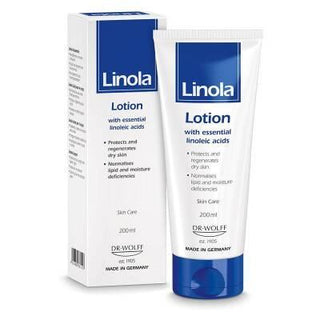 linola lotion bottle 200ml, linola lotion application step Linola Lotion - Moisturizing for Dry Skin | 200 ml Linola Lotion - Moisturizing for Dry Skin | 200 ml linola, lotion, moisturizer, dry-skin, atopic-skin, daily-skincare, skin-care, non-greasy, hydrating, ai-generated