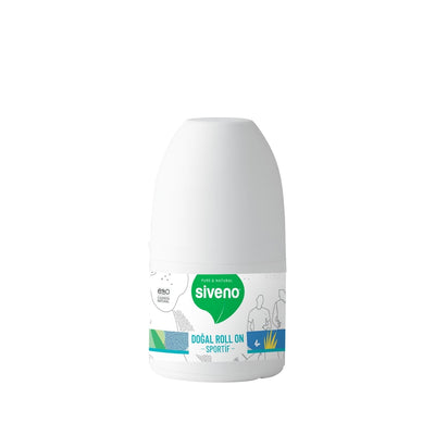 Siveno Doğal Natural Roll-On Sportive Deodorant 50 ml - Effective, Natural, and Convenient Personal Hygiene