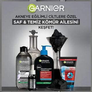 garnier bha blackhead cleanser 250ml bottle, garnier blackhead cleanser application on face Garnier BHA Blackhead Cleanser - 250ml Garnier BHA Blackhead Cleanser - 250ml garnier, blackhead-cleanser, bha-cleanser, skincare,  oily-skin, facial-cleanser, detoxifying, acne-treatment, ai-generated, charcoal-cleanser