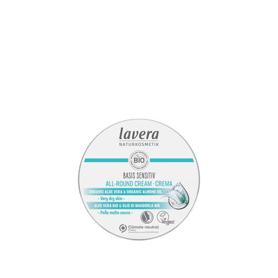 Lavera Basis Sensitiv: Natural Moisturizing Hand and Body Cream for Sensitive Skin - Fragrance-Free, All-Round Hydration