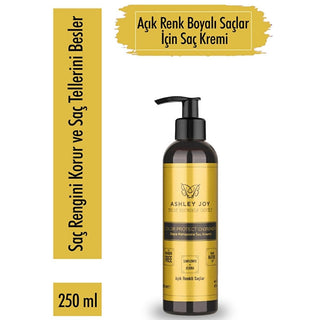 Ashley Joy Color Protect Hair Conditioner - Vitamin E & Sodium PCA for Blonde & Light Hair - Moisturizing, Repairing, Color Vibrancy - 8.45 fl oz Ashley Joy Color Protect Conditioner | Blonde & Light Hair hair conditioner for colored hair, color protecting conditioner, blonde hair conditioner, light hair conditioner, moisturizing hair conditioner, vitamin E hair conditioner, hair repair conditioner, Ashley Joy hair conditioner, hair conditioner, color treated hair, blonde hair, light hair, dry hair, damaged