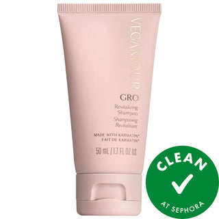 Mini GRO Revitalizing Shampoo for Thinning Hair - Vegan, Gluten-Free, Clinically Tested for Thicker Fuller Hair Mini GRO Revitalizing Shampoo - Thicker Fuller Hair revitalizing shampoo, thinning hair, vegan hair care, gluten-free shampoo, cruelty-free beauty products, hair strengthening shampoo, sulfate-free shampoo, hair care for thinning hair, vegan beauty products, gluten-free beauty products