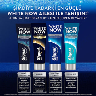 Signal White Now Teeth Whitening Toothpaste - Instant 3x Whitening, Natural Ingredients, 2.54 fl oz Signal White Now Teeth Whitening Toothpaste - Instant & Natural teeth whitening toothpaste, Signal White Now, oral care products, natural toothpaste, whitening toothpaste, toothpaste with natural ingredients, instant whitening toothpaste, long-term whitening, non-abrasive toothpaste, 94% naturally sourced ingredients