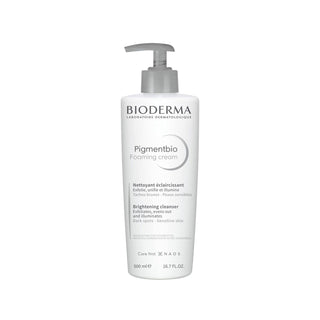 Bioderma Pigmentbio Foaming Cream Facial Cleanser - Gentle Peeling Effect for Brighter Complexion, 500ml Bioderma Pigmentbio Foaming Cream Cleanser for Hyperpigmentation Facial cleanser, Foaming cream cleanser, Peeling face wash, Bioderma Pigmentbio, Hyperpigmentation treatment, Skin renewal, Brightening skincare, Gentle cleansing, Skincare routine, Dermatological skincare