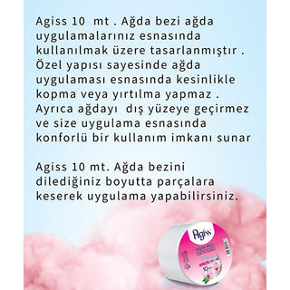 Agiss 10 Meter Waxing Strips Roll - Durable, Non-Tear Hair Removal Wax Strips for At Home Waxing & Sensitive Skin Agiss Waxing Strips - Hair Removal, Non-Tear, at Home Waxing waxing strips, hair removal wax strips, body wax strips, at home waxing, wax strips for sensitive skin, 10 meter wax strip roll, Agiss wax strips, hair removal, waxing, body waxing, sensitive skin, cotton strips, beauty, personal care, hair removal solutions, home waxing, waxing at home, waxing kit, waxing supplies, fabric strips, non-