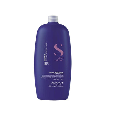 Alfaparf Semi Di Lino Blonde Anti Yellow Shampoo 1000ml - Maintains Vibrant Blonde Hair Color