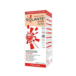 Solante: Tinted Sunscreen for Oily & Acne-Prone Skin SPF50+ - Camouflages Blemishes, Controls Oil, Non-Comedogenic, Water-Resistant - 150ml Solante SPF50 Tinted Sunscreen - Oily/Acne Skin - Blemish Control Tinted sunscreen for oily skin, SPF50+ acne sunscreen, Non-comedogenic sun protection, Hypoallergenic tinted sunscreen, Sunscreen for acne-prone skin, Oil control sunscreen, Tinted sun care lotion, Water resistant sunscreen, Facial sunscreen SPF 50, Sunscreen for blemishes, sunscreen, acne treatment, oily
