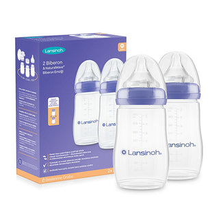 Lansinoh NaturalWave Baby Bottle Set (2 x 240ml): Anti-Colic, BPA-Free, Eases Transition from Breast to Bottle & Prevents Nipple Confusion Lansinoh NaturalWave Bottle: Eases Breast to Bottle Transition baby bottle, Lansinoh bottle, NaturalWave nipple, anti-colic bottle, BPA free bottle, breastfeeding bottle, bottle for breastfed baby, nipple confusion, baby feeding, breast milk storage, baby bottles, feeding supplies, baby feeding bottles, newborn feeding, infant feeding, bottle feeding, Lansinoh, anti-coli