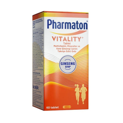 Pharmaton Multivitamin Supplement with Ginseng for Adults - Boost Energy & Vitality