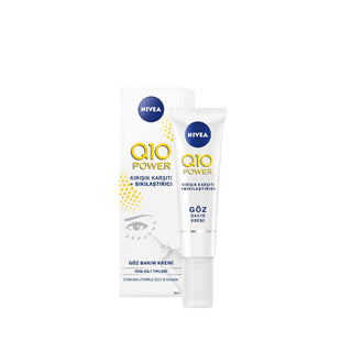 Nivea Q10 Power Anti-Wrinkle Eye Cream 15ml - Energizes Skin Cells, Reduces Fine Lines & Wrinkles Nivea Q10 Power Eye Cream - Anti-Wrinkle & Energizing Nivea Q10 Power Eye Cream, Anti-Wrinkle Eye Cream, Skincare, Anti-Aging, Eye Care, Q10 Power formula, Energizes Skin Cells, Reduces Fine Lines, Wrinkle Reduction, Gentle Eye Cream, Sensitive Skin, Daily Skincare, Morning Routine, Evening Routine, Nivea, Cosmetics, Beauty Products, Skincare Routine, Anti-Aging Skincare