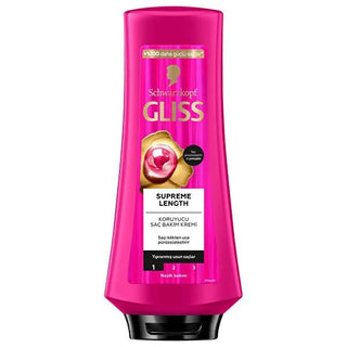 Gliss Supreme Length Hair Cream - 12.18 fl oz - Nourishing Long Hair Care for Softer, Shinier Locks Gliss Supreme Length Hair Cream - Soft & Shiny Hair hair care, long hair treatment, hair cream, supreme length hair care, Gliss hair products, hair nourishment, soft hair, smooth hair, shiny hair, long hair care, hair manageability, tangle free hair, healthy hair, vibrant hair, luxurious hair cream, hair care routine, hair health, hair confidence, beauty products, hair essentials