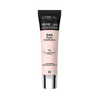 L'Oréal Paris Prime Lab Pore Minimizer Makeup Primer - Minimizes Pores, Enhances Foundation Longevity L'Oréal Paris Prime Lab Pore Minimizer Primer - Smooth, Long-Lasting Makeup Pore Minimizer, Makeup Primer, L'Oréal Paris, Prime Lab, AHA + LHA + BHA, Smooth Makeup Finish, Long-Lasting Foundation, All Skin Tones, Cosmetics, Beauty Products, Skincare, Makeup Essentials, Flawless Finish, Beauty Routine, Skincare Routine
