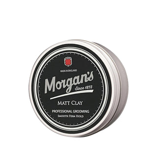 Morgan's Firm Hold Matt Clay Hair Styling Product for Textured Hairstyles - 75ml Morgan's Firm Hold Matt Clay Hair Styling hair styling clay, firm hold pomade, matt finish styling product, clay-based hair product, men's grooming styling, textured hairstyles, messy hairstyles, non-shiny hair finish, long-lasting hold, hair texture and definition, smooth application, hair styling products, grooming essentials
