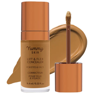 Yummy Skin Hydrating Concealer with Hyaluronic Acid & Caffeine - Vegan, Cruelty-Free Makeup for Natural Coverage Yummy Skin Hydrating Concealer - Vegan & Cruelty-Free hydrating concealer, vegan makeup, cruelty-free cosmetics, hyaluronic acid concealer, natural coverage concealer, liquid concealer, medium to full coverage, skincare-infused makeup, vegan cosmetics, gluten-free makeup, paraben-free, sulfate-free, natural finish concealer, buildable coverage, serum-hybrid concealer, complexion improving makeup