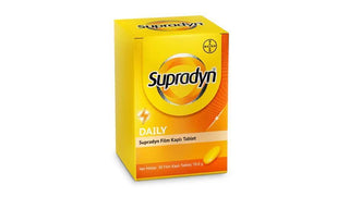 Supradyn Daily Multivitamin Supplement for Adults - 30 Tablets with Vitamins, Minerals, and Coenzyme Q10