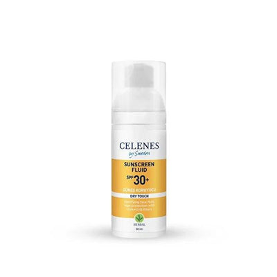 Celenes By Sweden Mineral Sunscreen Lotion Dry Touch SPF30 - Organic Sun Protection, Matte Finish, Fragrance-Free, 1.69 
