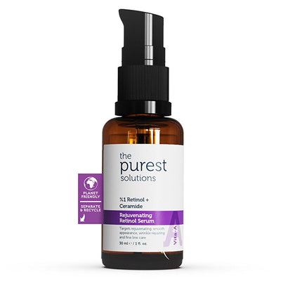 The Purest Solutions Vita-A Retinol Serum: Advanced Anti-Aging, Wrinkle Reduction, Skin Rejuvenation with Ceramide & Hya