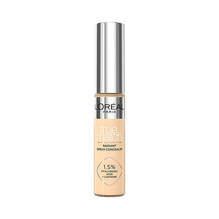 Loreal Paris True Match Concealer Serum - Hydrating, Anti-Aging, Dark Circle Correction Loreal Paris True Match Concealer Serum - Hydrate & Conceal Concealer Serum, Under-eye care, Dark circle correction, Anti-aging cosmetics, Hyaluronic Acid skincare, Cosmetic serum, Skincare benefits, Fine line reduction, Puffiness reduction, Lightweight formula, Everyday makeup, Special occasion makeup, Loreal Paris, True Match, Concealer, Serum, Hydrating concealer, Anti-aging concealer