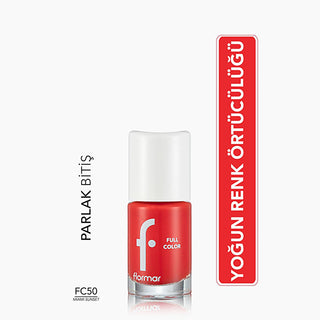 flormar full color nail polish miami sunset coral, vibrant coral nail polish, flormar extra pigmented nail polish shades Flormar Full Color Ekstra Yoğun Pigmentli Oje - Miami Sunset | Coral Flormar Full Color Nail Polish - Miami Sunset | Coral flormar, nail-polish, coral-nail-polish, extra-pigmented-oje, women, fashion-enthusiasts, nail-art, beauty, ai-generated, long-lasting-nail-polish