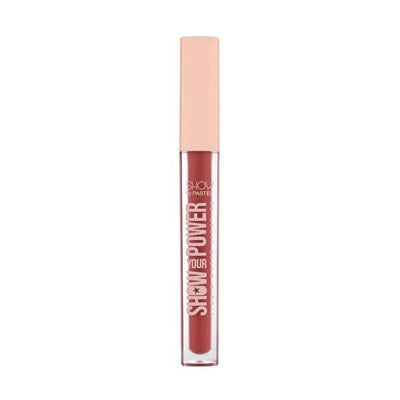 Show By Pastel Likit Ruj Show Your Power Mat 604 - Long Lasting Vegan Lipstick, Cruelty-Free & Non-Transfer