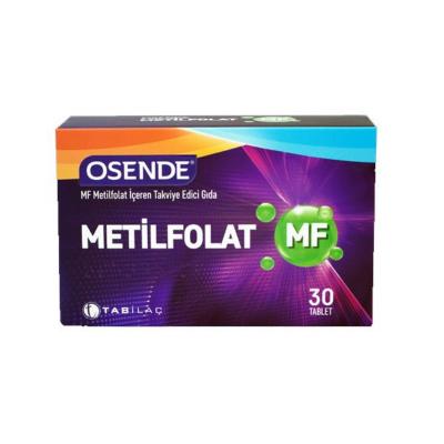 Osende Folic Acid Supplement - 400 mcg Methylfolate Tablets for Adults and Children 11+, Supports Healthy Folate Levels,
