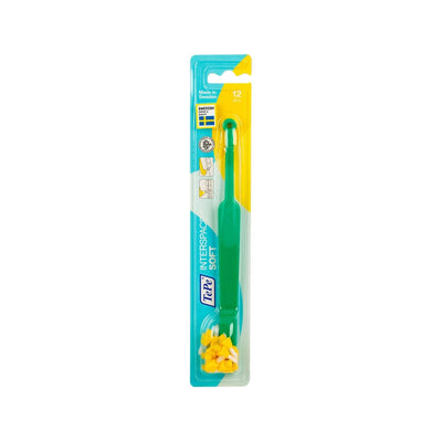 Tepe Interspace Soft Green Manual Toothbrush for Effective Interdental Cleaning - Soft Bristle, Compact Head, Gentle on 