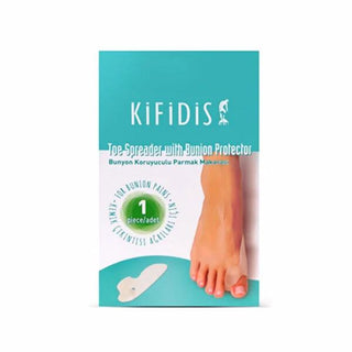 Kifidis Bunion Corrector & Toe Separator - Pain Relief, Cushions & Aligns - Washable, Reusable Bunion Sleeve, Hallux Valgus Treatment Kifidis Bunion Corrector - Pain Relief & Toe Alignment bunion corrector, bunion sleeve, toe separator, bunion pain relief, washable bunion protector, reusable bunion cushion, bunion treatment, foot pain relief, hallux valgus corrector, toe alignment, foot care, bunion cushion, bunion pad, toe spacer, foot support, pain relief, washable, reusable, one size fits all, foot healt