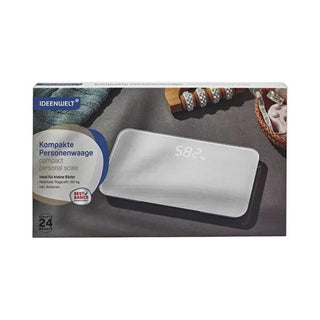 Ideenwelt Digital Bathroom Scale - Compact Weight Scale with Bright LED Display for Accurate Weight Measurement Ideenwelt Digital Bathroom Scale - Compact & Accurate digital bathroom scale, compact scale, weight scale, digital scale, bathroom scale, small bathroom scale, electronic scale, body weight scale, LED display scale, accurate weight measurement, weight monitoring, health-conscious, small bathroom, space-saving, easy to read, batteries included, led screen, body scale, health, fitness, weight loss, 