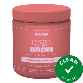 Sourse Hair & Nail Growth Bites - Vegan Biotin-Infused Chocolate Supplements for Stronger Hair & Nails Sourse Vegan Biotin Hair & Nail Growth Bites vegan biotin supplements, hair growth chocolate, nail strength supplements, clean beauty supplements, plant-based biotin, hair care, nail care, beauty supplements, vegan beauty, fair-trade chocolates, low calorie supplements, low sugar supplements, health-conscious consumers, beauty routine, hair and nail health