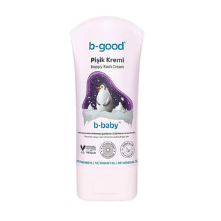 b-good b-baby diaper cream packaging, b-good b-baby diaper cream in application, b-good b-baby diaper cream texture b-good b-baby Diaper Cream - Vegan Formula | 3.38 fl oz b-good b-baby Diaper Cream 100ml b-good, b-baby, diaper-cream, baby-care, vegan, natural-ingredients, gentle-skin-care, new-parents, infant-products, ai-generated