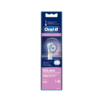 Oral-B Electric Toothbrush Replacement Heads - Sensitive Clean Sarjli Di_ Fõr�asõ Yedek Ba_lõk 2 Adet - Compatible Oral-