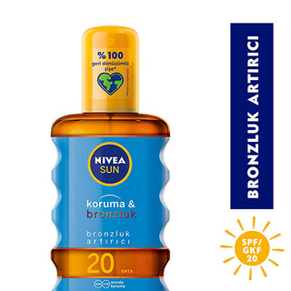 Nivea Sun SPF 20 Tanning Oil Spray: UVA/UVB Protection, Natural Bronzer, Water Resistant - Accelerate Your Tan Safely! Nivea Sun SPF 20 Tanning Oil: Bronzed & Protected Skin sun tanning oil, SPF 20 tanning spray, bronzing sun protection, melanin activating sunscreen, water resistant tanning oil, Nivea sun protection, sunscreen for tanning, UVA UVB protection, natural tan accelerator, gradual tanning lotion, sun tan oil, SPF 20 spray, bronzer, sunscreen, melanin activation, water resistant, Nivea, sun protec